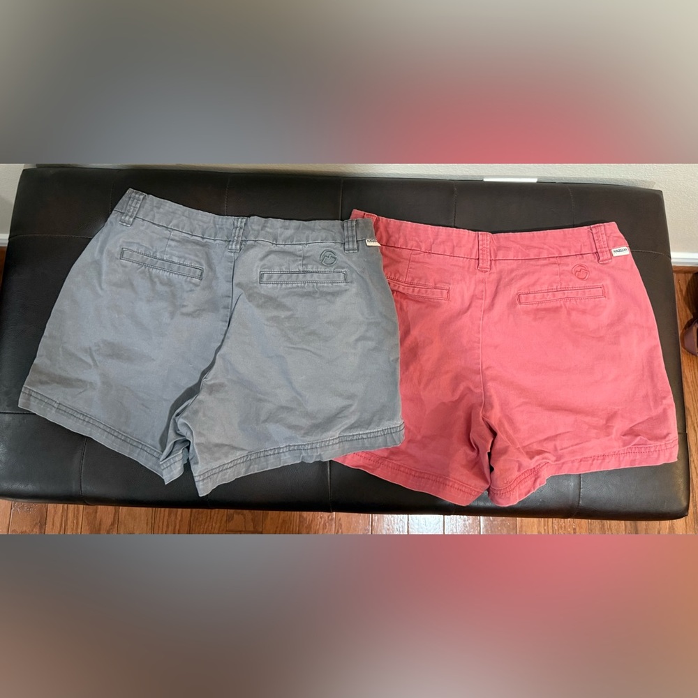 Magellan Outdoors Women's Gray and Pink Shorts - Picture 2 of 3
